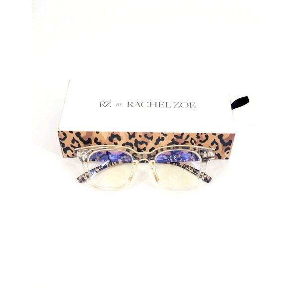 NEW RZ By Rachel Zoe Clear NON RX Blue Light Glasses - Picture 1 of 2